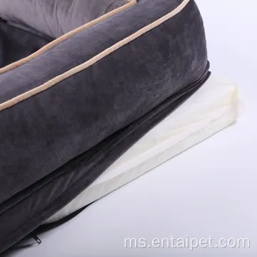 Sofa haiwan dengan katil tilam anjing yang boleh ditanggalkan